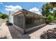 Exterior view of screened-in lanai, perfect for enjoying the outdoors without the bugs! at 12506 Twisted Oak Dr, Tampa, FL 33624