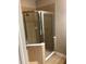 Bathroom featuring a tiled shower with glass door at 12820 Belvedere Song Way Way, Riverview, FL 33578