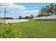 Large backyard with privacy fence is perfect for relaxing, entertaining or recreation at 14460 English Lavender Dr, Wimauma, FL 33598