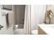 Bathroom boasting a shower-tub combination and modern fixtures at 1847 Shore Drive S # 415, South Pasadena, FL 33707