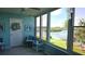 Inviting sunroom showcasing scenic waterfront views, cozy seating, and tranquil coastal decor at 1847 Shore Drive S # 415, South Pasadena, FL 33707
