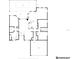 Detailed floor plan showcasing the layout of the home, including the pool, rooms, and garage at 19104 Cellini Pl, Lutz, FL 33558