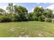 Expansive backyard featuring a vast lawn area surrounded by mature trees, perfect for outdoor enjoyment at 212 Gay Rd, Seffner, FL 33584