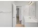 Well-lit bathroom featuring a modern vanity and convenient access, perfect for comfortable living at 212 Gay Rd, Seffner, FL 33584