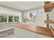 Bright kitchen with butcher block countertops and large windows, offering ample natural light at 258 14Th Ne Ave, St Petersburg, FL 33701
