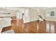 Spacious living room with hardwood floors and stairs at 258 14Th Ne Ave, St Petersburg, FL 33701