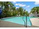 Stunning pool area featuring a sun-drenched pool with tropical landscaping and lounging space at 338 7Th N Ave, Tierra Verde, FL 33715
