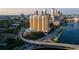 Stunning high-rise condominium with beautiful water views and skyline in the background at 345 Bayshore Blvd # 508, Tampa, FL 33606