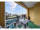 Cozy balcony offering city and waterfront views at 345 Bayshore Blvd # 508, Tampa, FL 33606