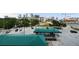A view of parking on the property, with city and river views beyond at 345 Bayshore Blvd # 508, Tampa, FL 33606