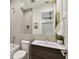 Bright bathroom features a soaking tub, sleek vanity, and updated fixtures at 443 Lucerne Ave, Tampa, FL 33606