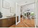 Bright living room with hardwood floors and modern finishes at 443 Lucerne Ave, Tampa, FL 33606