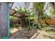 Back yard shed with covered patio at 4479 Newark N St, St Petersburg, FL 33714