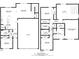 Floorplans showing the layout of the first and second stories of the house at 5470 Flint Hills Dr, Wimauma, FL 33598