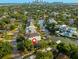 Stunning aerial view showcases the waterfront property, canal access, and desirable neighborhood location at 593 Marmora Ave, Tampa, FL 33606