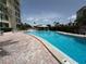 Inviting community pool perfect for swimming laps at 750 Island Way # 101, Clearwater Beach, FL 33767