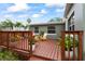 This outdoor deck provides a great backyard view, perfect for relaxation at 9000 Bay Ne St, St Petersburg, FL 33702