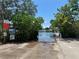 Community boat ramp with water access and posted boating guidelines, enhancing waterfront living and recreation at 9000 Bay Ne St, St Petersburg, FL 33702