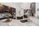 Modern kitchen featuring granite countertops, stainless steel appliances, and custom cabinetry at 1342 Salmonberry St, Wesley Chapel, FL 33543