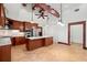 Spacious kitchen with center island, custom cabinetry, and modern stainless-steel appliances at 1400 Cherry Ne St, St Petersburg, FL 33704