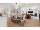 Open concept with dining room flowing into living room, perfect for entertaining guests at 1424 47Th Ne Ave, St Petersburg, FL 33703