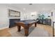Game room featuring a pool table with a blue bar and a decorative fish on the wall at 1424 47Th Ne Ave, St Petersburg, FL 33703