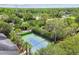 A well-maintained tennis court is surrounded by lush greenery in this gorgeous community at 2171 Portofino Pl # 27-2725, Palm Harbor, FL 34683