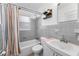 Full bathroom featuring shower and sink at 224 Georgia Ave, Crystal Beach, FL 34681