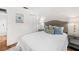 Bedroom offering a calming retreat with closet and ensuite bathroom access, ideal for restful nights and privacy at 2460 Northside Dr # 802, Clearwater, FL 33761