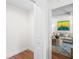 Walk-in closet offering ample storage space, and natural light, conveniently located near the living area at 2460 Northside Dr # 802, Clearwater, FL 33761