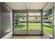 Comfortable Florida Room overlooking the manicured backyard at 2460 Northside Dr # 802, Clearwater, FL 33761