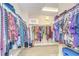 Walk-in closet with ample space for clothes, and storage at 2566 Lake Manor Dr, Land O Lakes, FL 34639