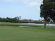 Scenic golf course view with water feature and waterfront condos in the distance at 2621 Cove Cay Dr # 302, Clearwater, FL 33760