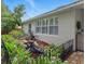 Beautiful backyard pond with plants and calming water feature at 3101 Beaver Pond Trl, Valrico, FL 33596
