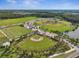 View of a community baseball park featuring multiple fields and open green space at 3257 Heart Pine Ave, Odessa, FL 33556
