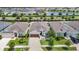 Aerial view of the single Gathering home in the community at 34163 Radley Way, Wesley Chapel, FL 33545