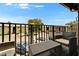Outdoor balcony provides community views from the patio furniture set at 4215 E Bay Dr # 1801E, Clearwater, FL 33764