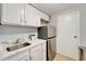 Kitchen area with quartz counters and stainless steel appliances at 4215 E Bay Dr # 1801E, Clearwater, FL 33764