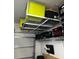 This garage features overhead and wall mounted storage for extra organization at 4338 Banjo Lake Rd, Land O Lakes, FL 34639