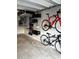 Organized garage with bike racks and storage shelving at 4338 Banjo Lake Rd, Land O Lakes, FL 34639