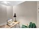 Bright office space featuring a cozy chair, modern desk and decor at 6603 S Juanita St, Tampa, FL 33616