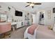 Bedroom with carpet, neutral colors, and an attached closet at 7570 Sweeter Tide Trl, Wesley Chapel, FL 33545