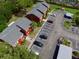 Birds eye view of apartments with parking spots at 1025 82Nd N Ter # 1025D, St Petersburg, FL 33702
