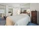 Comfortable main bedroom featuring large mirrored closets at 1270 Inverness, Dunedin, FL 34698