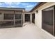 Covered patio leading to the front entrance of the home at 13501 Avista Dr, Tampa, FL 33624