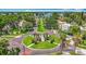 Beautiful aerial view showcasing lush landscaping and well-maintained homes in a charming neighborhood at 301 23Rd Ne Ave, St Petersburg, FL 33704
