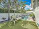 Secluded backyard with a beautiful pool, surrounded by lush landscaping and offering a tranquil retreat at 301 23Rd Ne Ave, St Petersburg, FL 33704