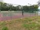 Multi-use community tennis and basketball courts are enclosed by a green chain-link fence at 3512 Osprey Cove Dr, Riverview, FL 33578