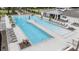 Beautiful community pool, offering a refreshing escape and social hub for neighborhood residents at 36414 Well Hill Way, Zephyrhills, FL 33541