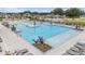 A large community pool, perfect for residents to enjoy swimming, relaxing, and socializing at 36414 Well Hill Way, Zephyrhills, FL 33541
